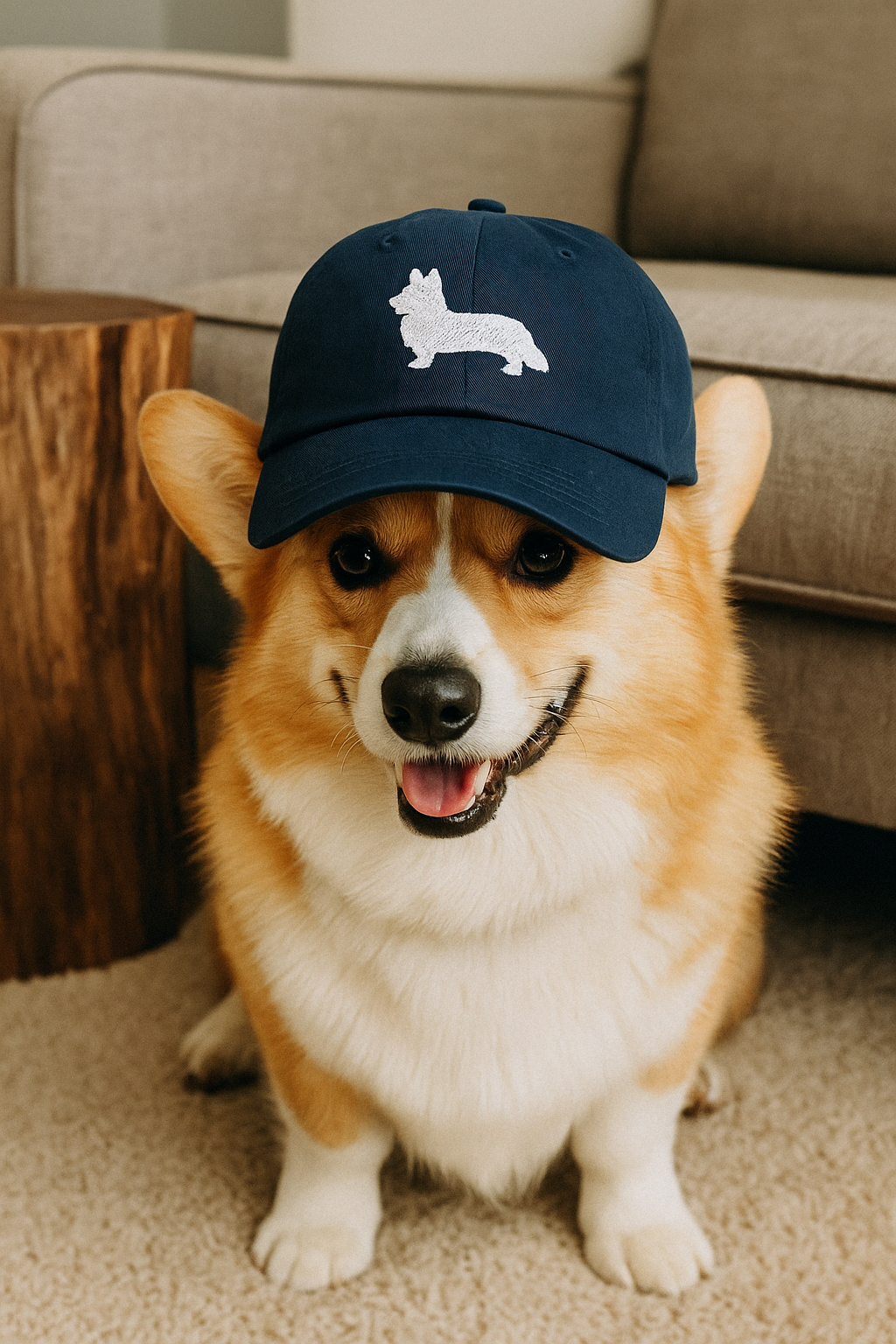 Iconic Corgi Dog Dad Hat