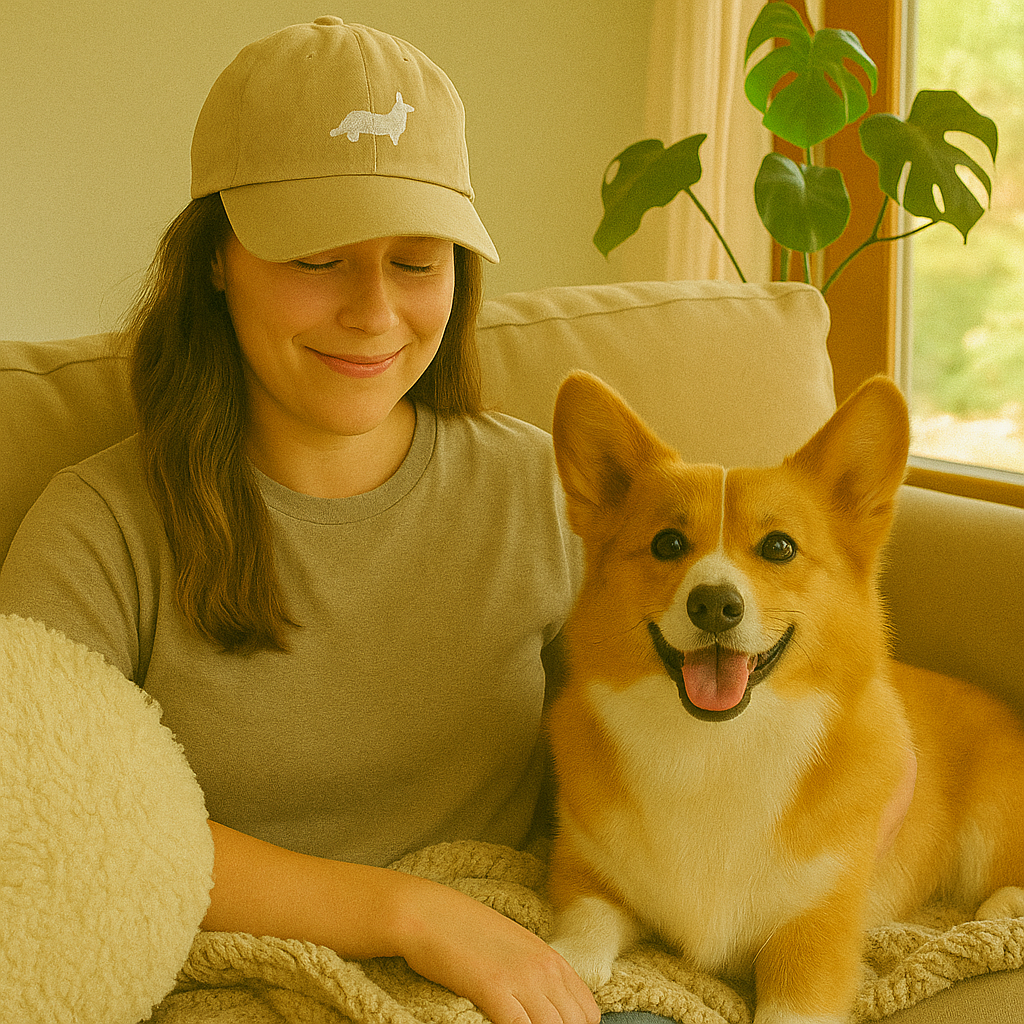 Iconic Corgi Dog Dad Hat