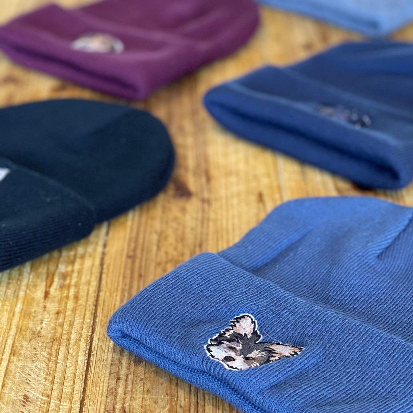 Dog Dad Kids Custom Beanies